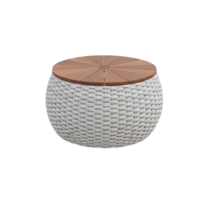 Mesa de centro barril fechado