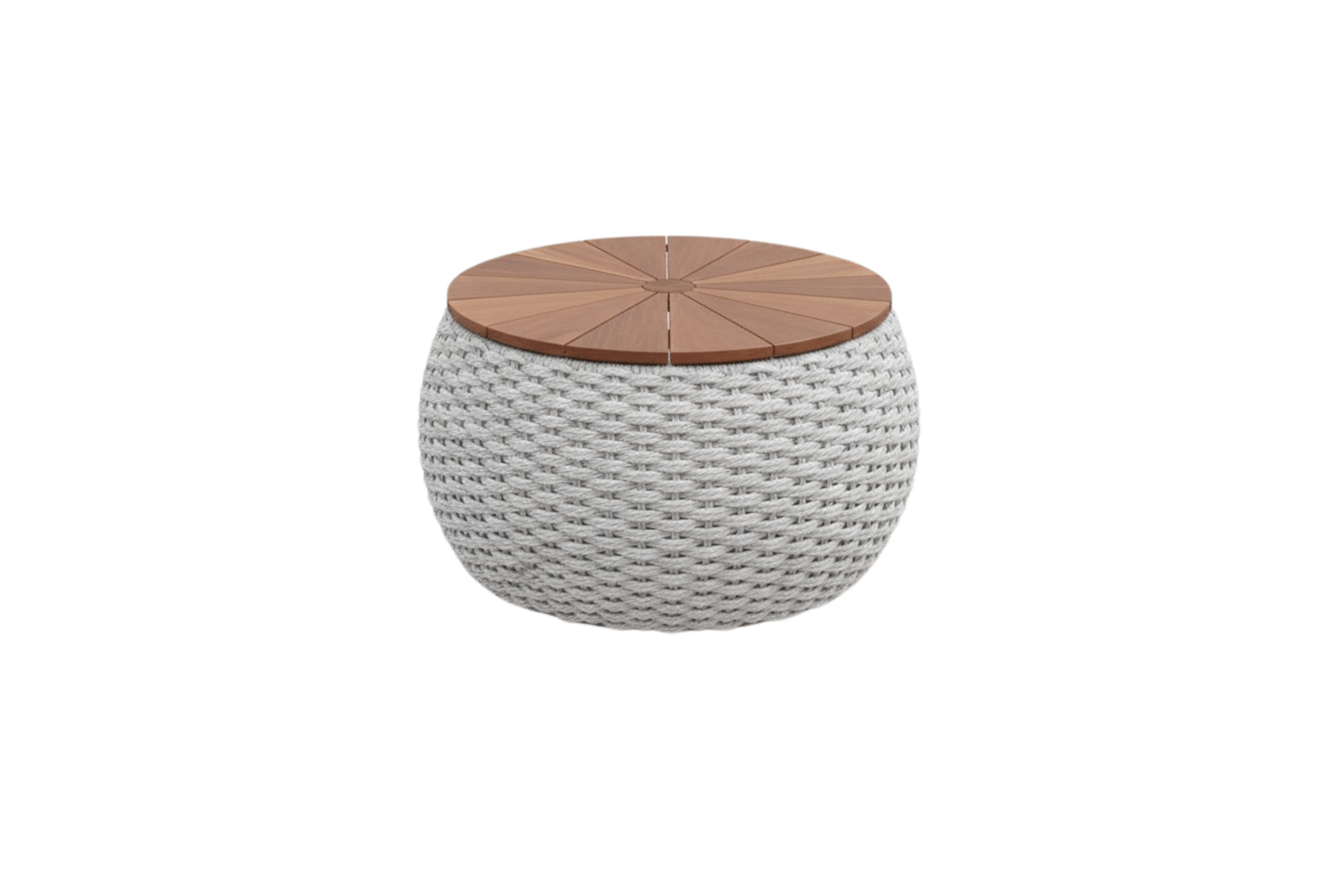 Mesa de centro barril fechado