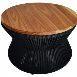 Mesa auxiliar ampulheta larga